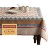 Maison d' Hermine Romane - Tovaglia in 100% cotone per cucina, cene, piano del tavolo, decorazione per feste, matrimoni, Ringraziamento, Natale (rettangolare, 140cm x 180cm)