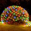 WoskjXas Rete di Luci All'aperto, 198LEDs 2 * 3M Giardino Rete Tenda Decorative Luce, 8 Modalità Luci di Natale a Retes, LED Catene Luminose Impermeabile per Giardino Balcone Sentiero