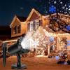 Skibiles Lampada Proiettore di Fiocchi di Neve, Luce di Natale Impermeabile IP65, Proiettore a LED Interni ed Esterni per La Decorazioni Natale, Giardino Prato, Matrimoni