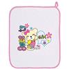 Siggi Happy School Asciugamano Sweety Girl 34as0147/00-9006, Bianco Rosa, Uni