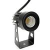 Zeitnet Inc. Faretto LED spot staffa orientabile 3.5W esterno luce giardino parete IP65 230V (Colore nero, Luce 6000K)