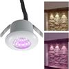 Planetitaly Mini faretto Bianco LED RGB RGBW SPOT incasso 25mm 2W 24V sincronizzabile DMX512 punto luce segnapassi multicolore giochi di luce cielo stellato Faretto LED piccolo Dimmerabile foro 25mm (RGBW+4000K)
