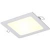 Planetitaly Faretto quadrato LED 12W Pannello Incasso Cartongesso Ultra Sottile, Alta Resa Luminosa 1200 LM, Luce Diffusa 120 gradi, Foro Incasso 15cm, LED CCT Regolazione della Temperatura Luce da 3000K a 6500K