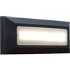 Bill Goff Inc. Faretto muro segnapassi applique rettangolare LED 4W luce viale 230V IP65 4000K