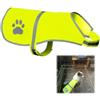 Kiuiom Gilet Catarifrangente per Cane,Sicurezza Maglia del Cane,Dog Giubbotto Riflettente di Sicurezza,Costume Riflettente per Cani,Per Cani Mantiene Vostro Visibile Sicuro Auto Incidenti Da Caccia(XL)