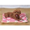 GOBIWM Materasso per letto per cani, multiuso, lavabile in lavatrice, coperta, tappetino per cani di taglia piccola, media e grande e gabbie per gatti (rosa, S (30 x 50 cm)