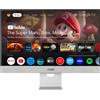 Asus Monitor 27" ( IPS 3840x2160 UHD 4K 60Hz ) ZENSCREEN Smart MS27UC Silver