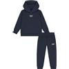 Emporio Armani EA7 Tuta Invernale da Bambini e Ragazzi Core Identity Boy in misto cotone organico ASV, 7B000164 (IT, Età, 16 anni, Regular, Blue)