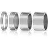 Dioche Set di 4 distanziali per Tubo sterzo in Lega di Alluminio, Disponibili in 4 Colori, Adatti a forcelle da 28,6 mm, con Misura Regolabile (5 mm/10 mm/15 mm/20 mm).