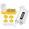 Letgoing Kit di spurgo olio per freni a disco idraulico per mountain bike con connettore in metallo per Shi-mano, Ma-gura, Te-ktro, Sr-am Series (2024LITE)