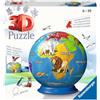 Ravensburger 3D Puzzle 11840 - Pallina puzzle Earth per bambini - palla puzzle composta da pezzi di puzzle tridimensionali - globo per bambini dai 6 anni in su