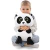 NICI Glubschis 62211 Peppino Panda di Peluche Morbido, tenero Pupazzo per Coccole e Giochi, per Adulti e Bambini, 45 cm, Bianco, Colore