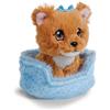 NICI Peluche Cane Yorkshire 12 cm nel Cestino - Marrone