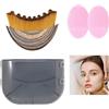 Mornly Spazzola Linfodrenante a Secco + 2 Spazzole per Pulizia Viso in Silicone - Kit Professionale per Massaggio, Scolpitura e Cura del Viso a Casa o in Istituto