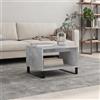 RJPLMFV Tavolino da soggiorno Tavolino multifunzionale Tavolino da Salotto Grigio Cemento 60x50x40cm Legno Multistrato
