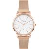 Breil Orologio da donna collezione Avery monocolore quadrante bianco 3 lancette movimento al quarzo e acciaio inox colorato IP Mesh EW0515, Bracciale