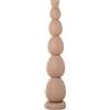 DRW Vaso da pavimento in metallo finitura opaca rosa Ø21x99 cm