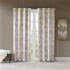 Sun Smart Victorio - Tenda da finestra con occhiello in jacquard stampato, isolamento termico, per camera da letto, soggiorno e dormitorio, 50 x 95 cm, colore: avorio