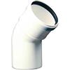 MBM Canna fumaria tubo in PLASTICA PPs condensazione DN 80 curva 45