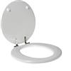 ACB/COLBAM Copriwater Ideal Standard SMALL BIANCO I.S. Cerniera Rallentata Soft Close Cromo-Sedile-Asse Wc