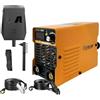 TANIASHOP Mini Saldatrice inverter ad Elettrodo per Fabbro da 400 Ampere Super Compatta professionale con cavi e maschera display LCD digitale saldatrice elettrica portatile leggera