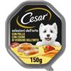 CESAR Cuore Di Verdure Gusto Pollame E Riso Alimento Umido Completo Mantenimento Per Cani Adulti Formato 150g