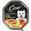 Cesar Selezioni dell'Orto Con Pollo e Cuore di Verdure Cibo Umido Per Cani Vaschetta 150 gr