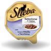 Sheba Selezione in salsa Con Vitello e Tacchino Cibo Umido Per Gatti Vaschetta da 85 Gr