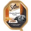 Sheba Creazioni speciali in salsa Con Tacchino e Verdure in Salsa Delicata Cibo Umido Per Gatti Vaschetta da 85 Gr