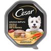 Cesar Selezioni dell'Orto Con Pollo Carote ed Erbe di Provenza Cibo Umido Per Cani Vaschetta 150 gr