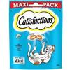 Catisfactions Con Salmone Snack Per Gatti Maxi Pack Bustina 180 Gr Alimento Umido per Gatti