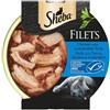 Sheba Filets Con Pollo e Tonno da Pesca Sostenibile Cibo Umido Per Gatti Vaschetta da 60 Gr