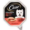 Cesar Ricette Classiche Con Manzo Succulento e Pollo Cibo Umido Per Cani Vaschetta 150 gr