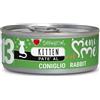 DISUGUAL Cat Kitten Gusto Coniglio Paté Alimento Umido Completo per Gattino Formato 85 g
