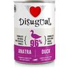 DISUGUAL Dog Mono Gusto Anatra Alimento Umido Completo per Cane Formato 400 g