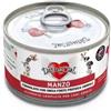 DISUGUAL Dog Mono Gusto Manzo Alimento Umido Completo per Cane Formato 150 g