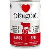 DISUGUAL Dog Mono Gusto Manzo Alimento Umido Completo per Cane Formato 400 g