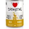 DISUGUAL Dog Mono Gusto Oca Alimento Umido Completo per Cane Formato 150 g