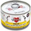 DISUGUAL Dog Mono Gusto Pollo Alimento Umido Completo per Cane Formato 150 g