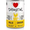 DISUGUAL Dog Mono Gusto Pollo Alimento Umido Completo per Cane Formato 400 g
