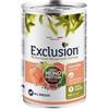 Exclusion Mediterraneo Adult Gusto Salmone Alimento Umido Completo per Cani Adulti di Tutte le Taglie Formato 400 g