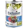 Exclusion Mediterraneo Adult Gusto Tonno Alimento Umido Completo per Cani Adulti di Tutte le Taglie Formato 400 g