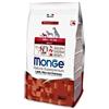 Monge Natural Superpremium Mini Adult Monoprotein Agnello Riso Patate Alimento Secco Completo per Cane Mini Formato 800 g