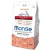 Monge Natural Superpremium Mini Adult Monoprotein Salmone Riso Alimento Secco Completo per Cane Mini Formato 800 g