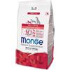 Monge Cane Natural Superpremium Puppy Gusto Pollo Crocchette Alimento Secco Completo per Cani di Piccola Taglia, Sacco 3 Kg