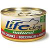 Life Dog Bocconcini Manzo Verdure Alimento Umido Completo per Cane Adulto Formato 90 g