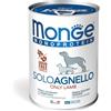 Monge VetSolution Dog Hypo Monoprotein Cane Gusto Agnello Alimento Secco Dietetico per Cani Intolleranti Barattolo da 400 gr