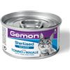 Monge Gemon Mousse Sterilised Gusto Tonno e Maiale Alimento Umido Completo Per Gatto Formato 85g