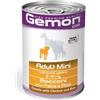Gemon Cane Bocconcini Gusto Pollo e Riso Alimento Umido Completo per Cane Formato 415 g