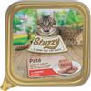 Stuzzy Cat Patè Gusto Manzo Alimento Umido per Gatti Formato Vaschetta 100 gr